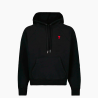AMI PARIS HOODIE AMI DE COEUR ROUGE NOIR