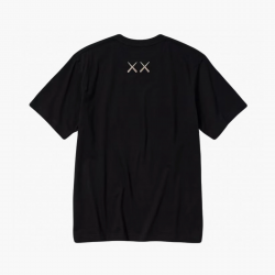 KAWS X UNIQLO T-SHIRT GRAPHIC BLACK